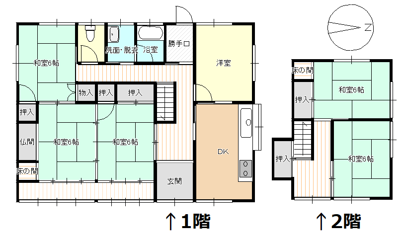 Floor plan for House in Tottori