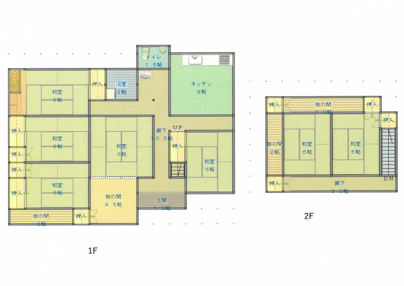 Floor plan for 1950s house in Yamagata