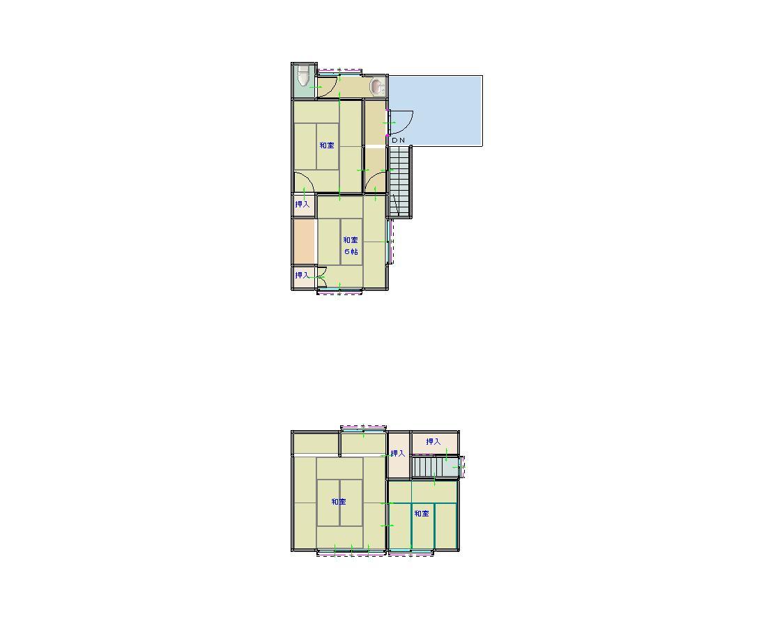 Floor plan for Wood house in Tokushima