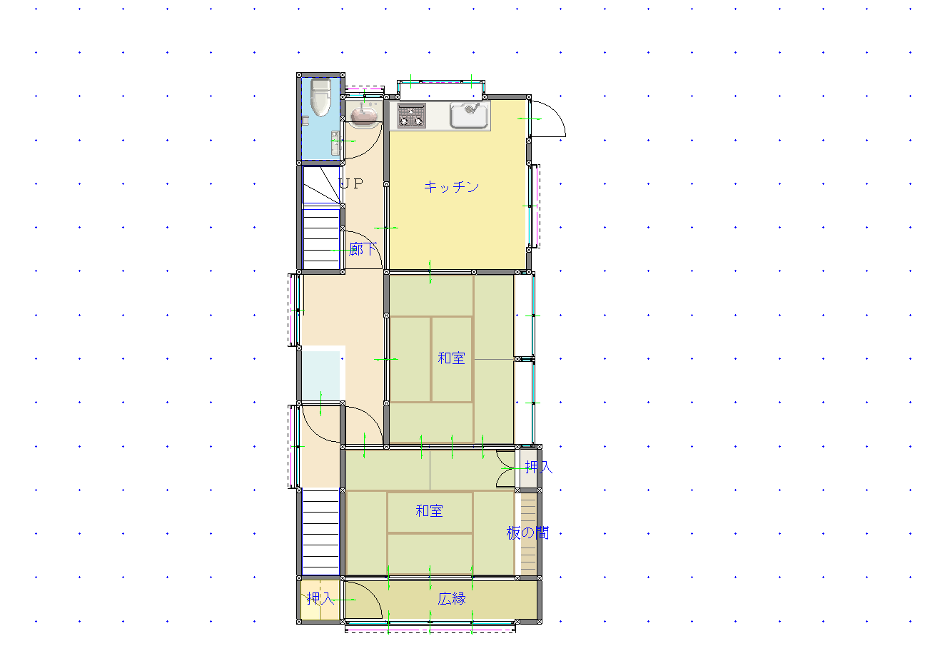 Floor plan for Concrete house in Kumamoto