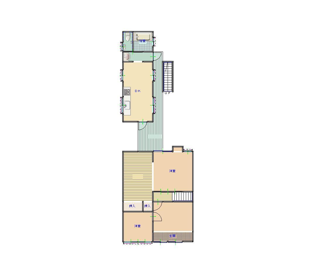 Floor plan for Wood house in Tokushima