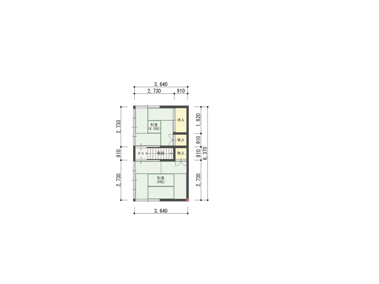 Floor plan for 1960s wood house on a large plot in Nagano