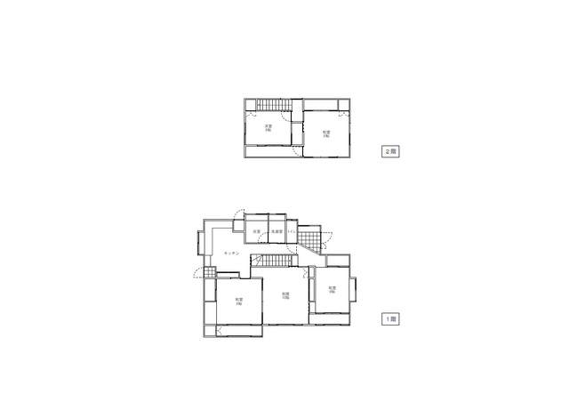 Floor plan for 1980s wood house in Iwate