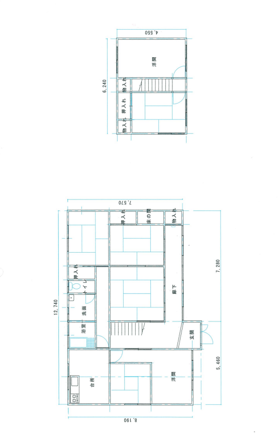Floor plan for 1980s wood house in Nagano