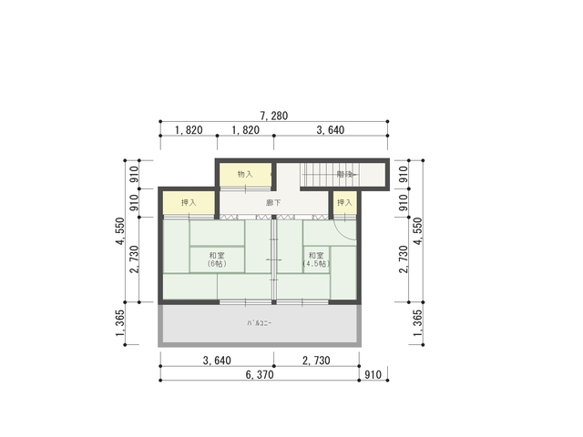 Floor plan for 1950s wood house in Nagano