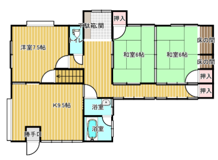 Floor plan for Under Negotiation: A-120 Property near elementary school in town center
