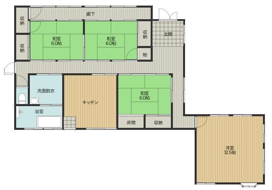 Floor plan for Sale Property 152 (Nakazawa District)