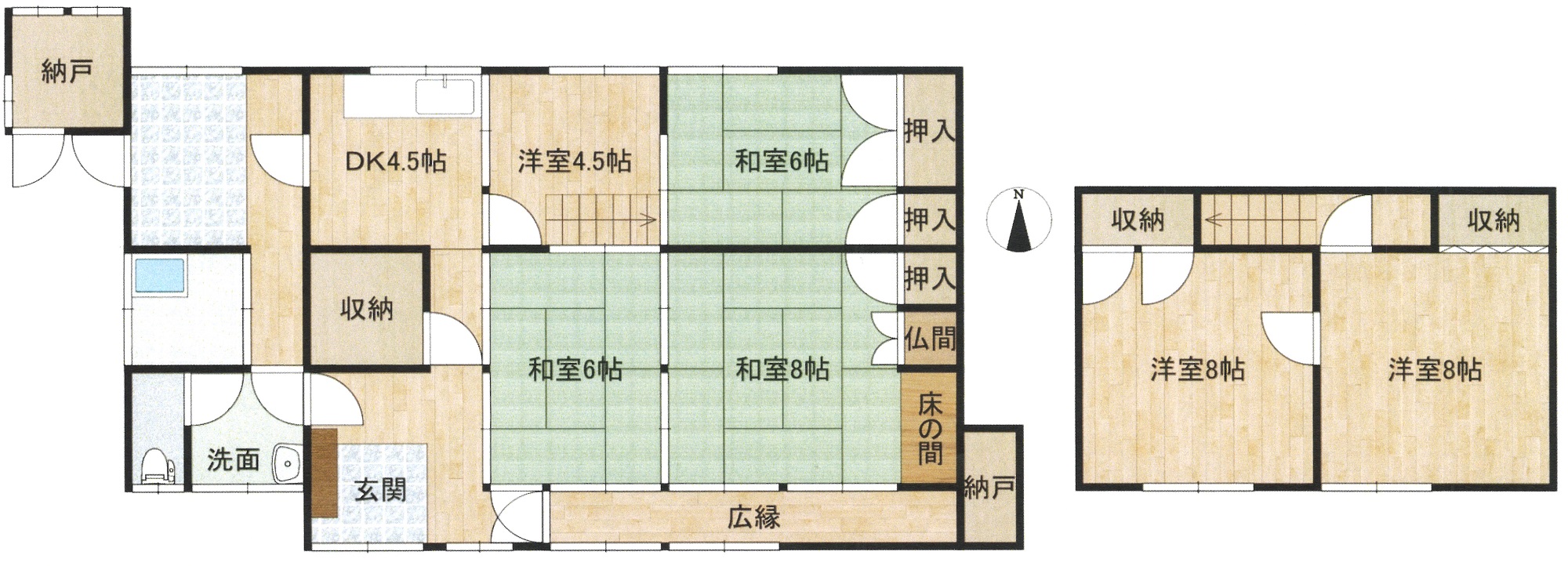 Floor plan for Property 220, Yame City, Hon