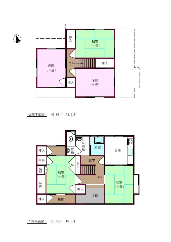 Floor plan for Empty home in Japan