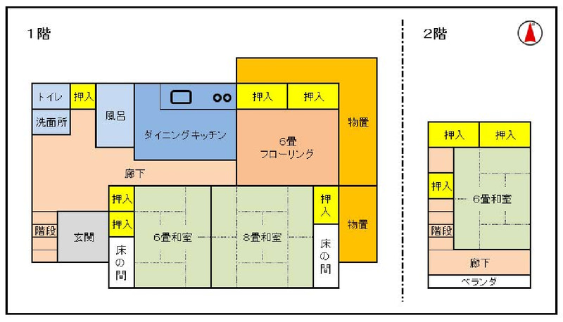 Floor plan for Wood house in Hiroshima