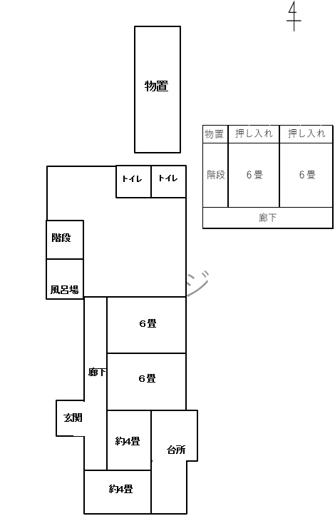 Floor plan for Property No. 0219 "Excellent sunlight ◎ 2 minutes walk to bus stop!"