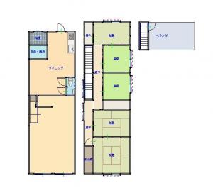 Floor plan for Empty home in Japan