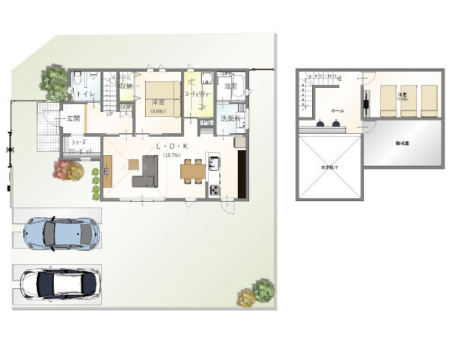 2020s wood house in Kochi