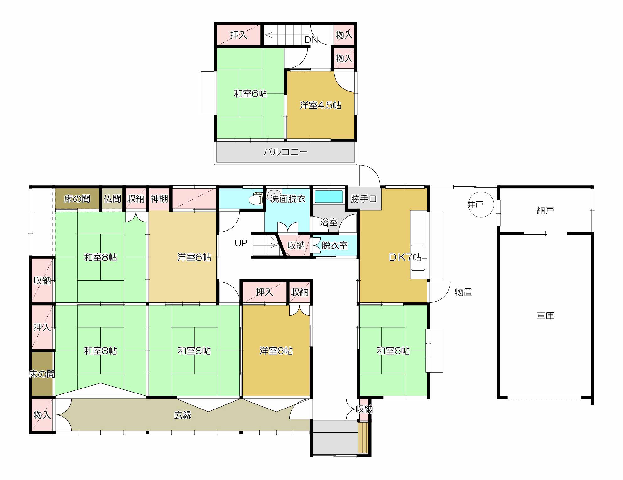 Floor plan for Empty home in Japan