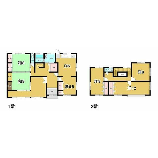 Floor plan for 1990s wood house in Kagawa