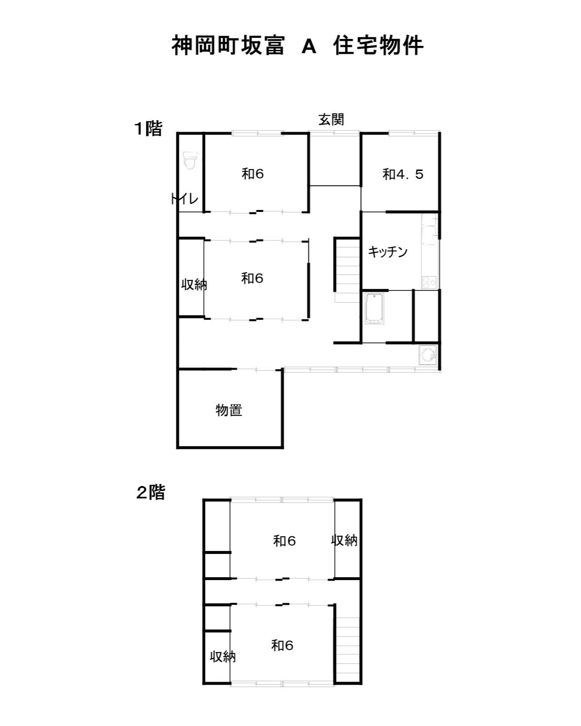 Floor plan for Empty home in Japan