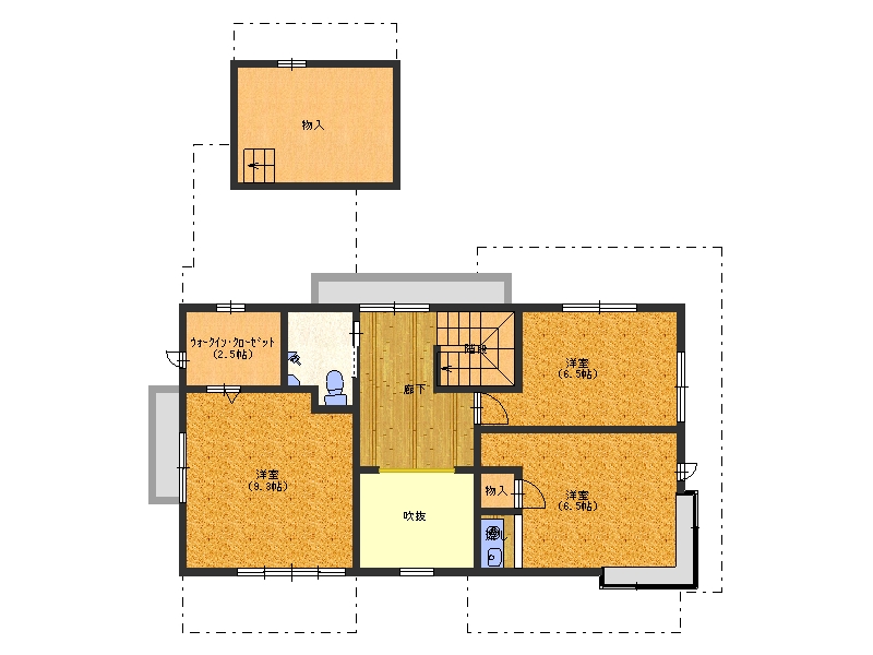 Floor plan for ★NEW A-133 Well-lit property with many rooms and tea room ♪