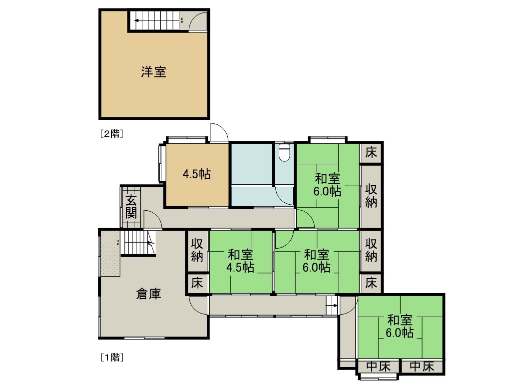 Floor plan for Empty home in Japan