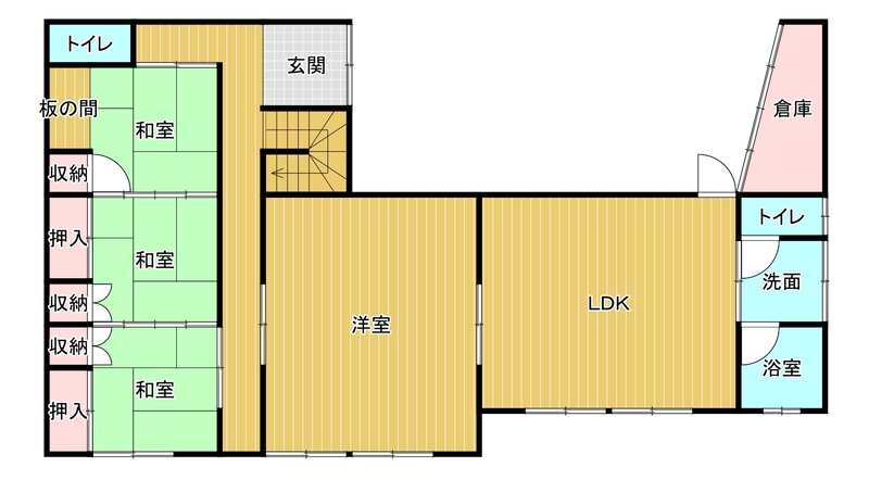 Floor plan for Empty home in Japan