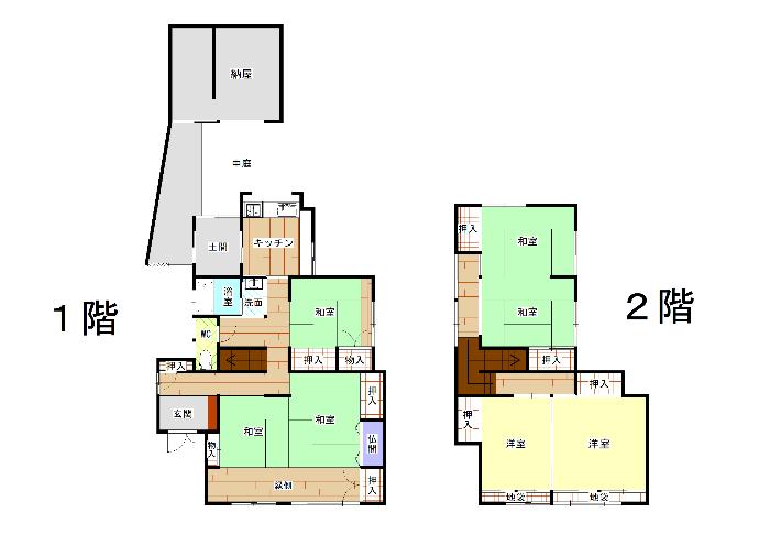 Floor plan for Empty home in Japan
