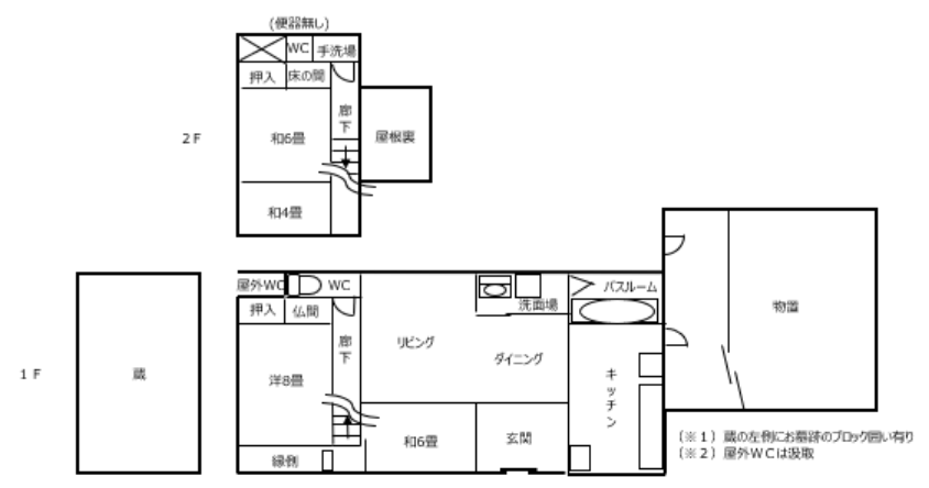 1950s wood house with storehouses in Nara