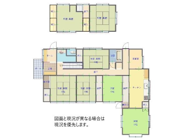 Floor plan for 1960s house in Komoro