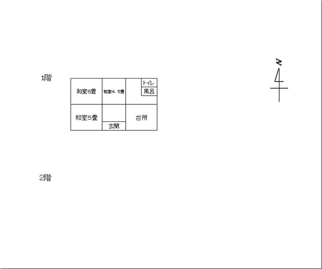 Floor plan for Empty home in Japan