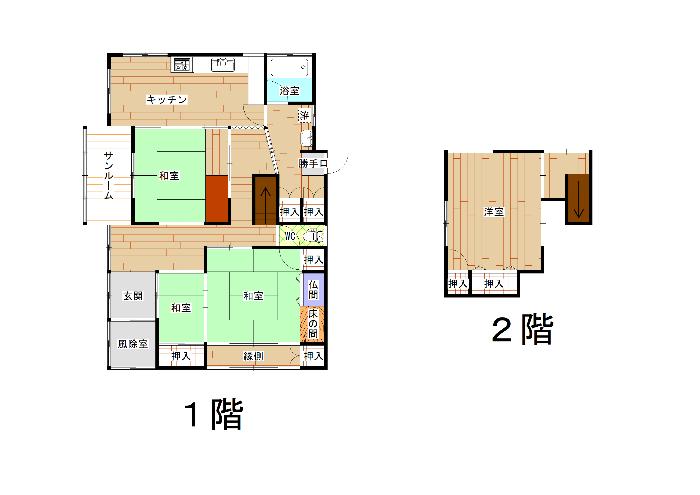 Floor plan for Empty home in Japan