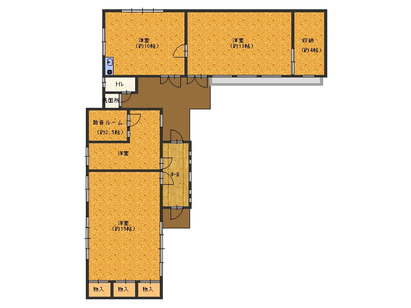 Floor plan for Property A-117: Roadside, suitable for small shops and similar uses