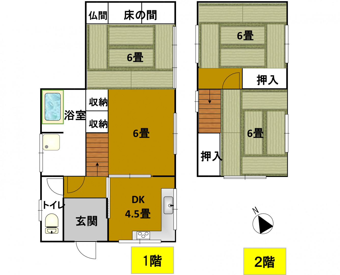 Floor plan for Empty home in Japan