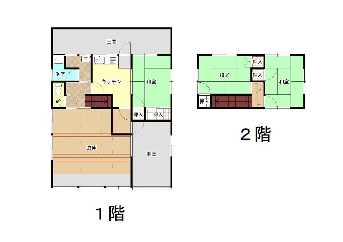 Floor plan for Empty home in Japan