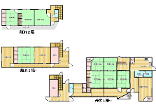 Floor plan for F-42 Natural and abundant, property with many rooms, hobbies flourish ♪