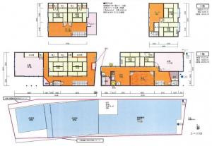 Floor plan for 1970s wood house in Niigata