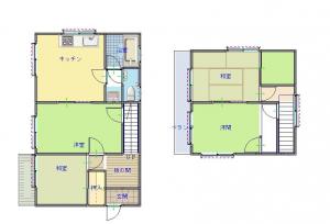 Floor plan for Takatomitsu Area (For Sale) Taka-74