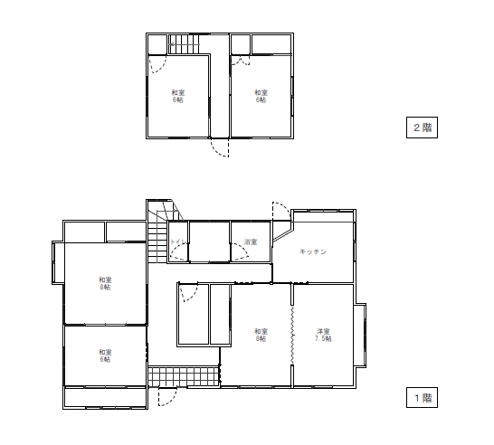 Floor plan for Empty home in Japan