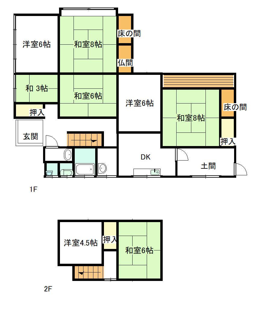 Floor plan for Empty home in Japan