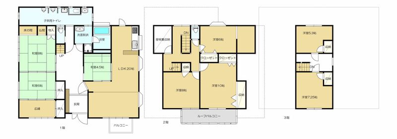 Floor plan for Empty home in Japan