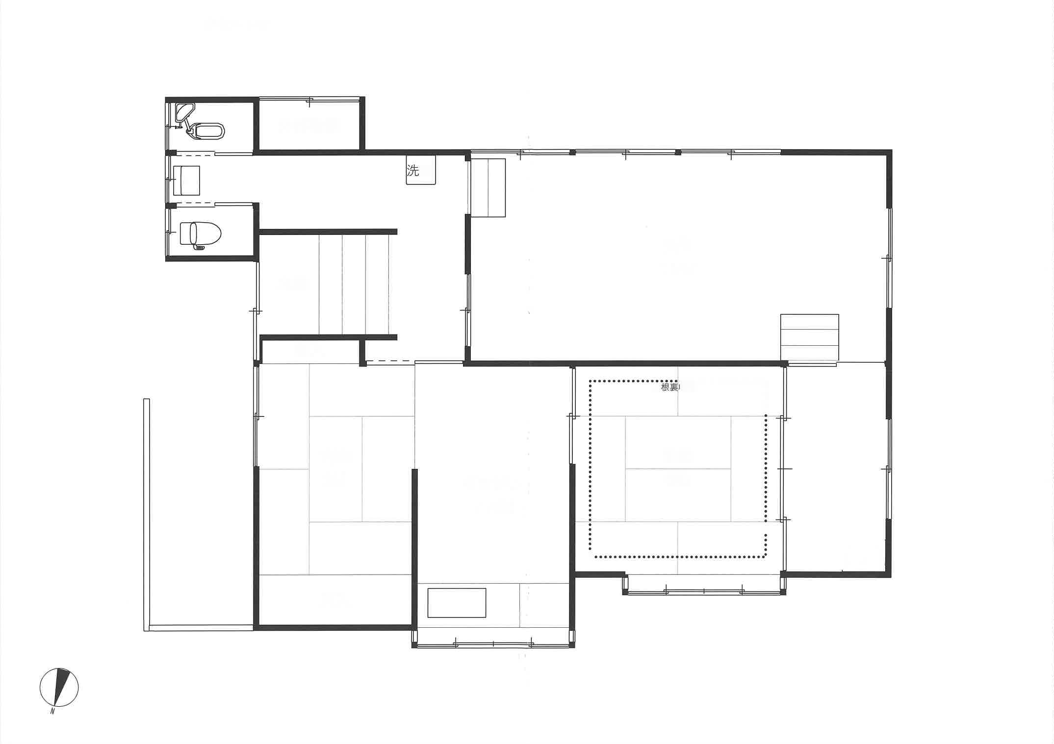 Floor plan for House in Himi