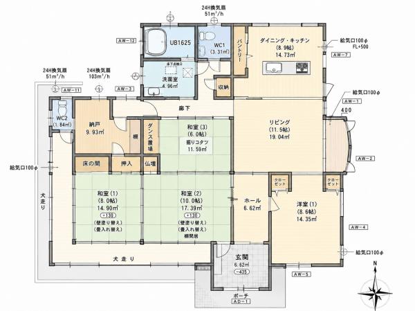 Floor plan for Empty home in Japan