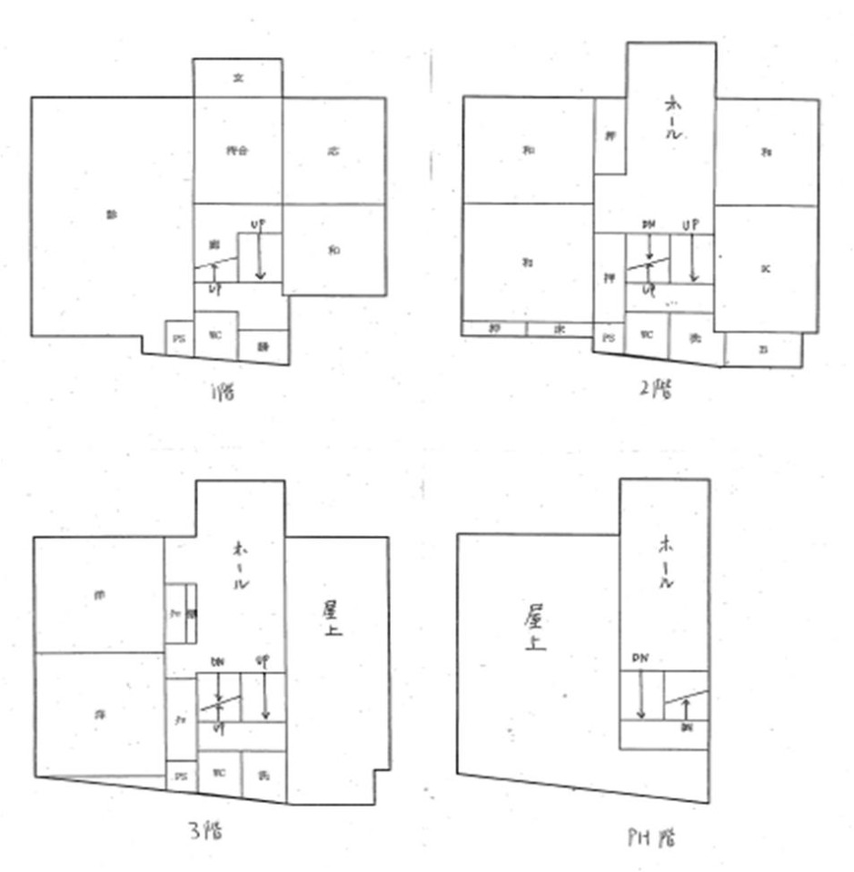 Floor plan for 1960s steel-frame house, 10-min walk to station, Tochigi