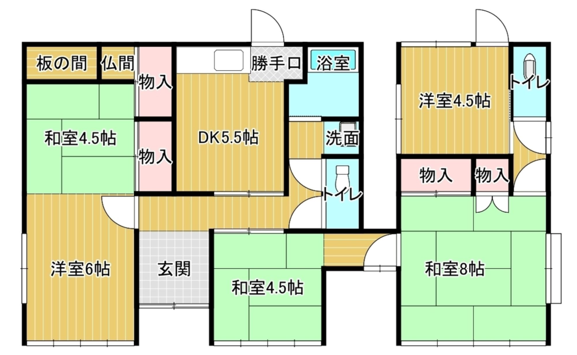 Floor plan for Empty home in Japan