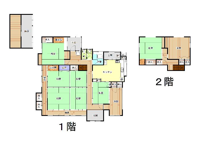 Floor plan for Empty home in Japan