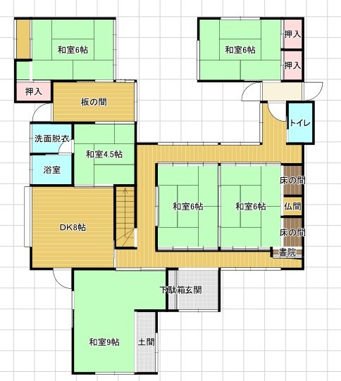 Floor plan for ☆NEW A-135 Charming property! Excellent location near station, various schools, and supermarket ◎