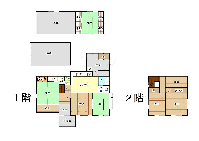 Floor plan for Empty home in Japan