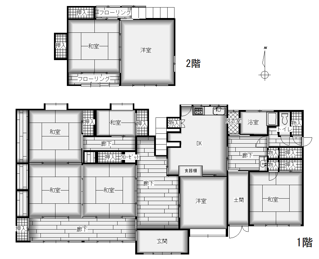 Floor plan for House in Miyagi