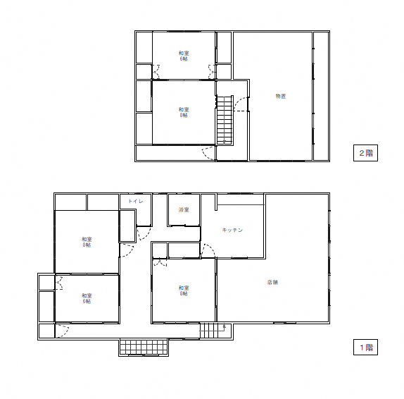 Floor plan for 1970s wood house in Iwate