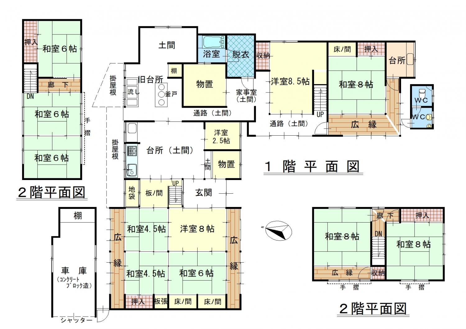 Floor plan for Empty home in Japan