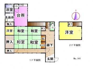 Floor plan for Empty home in Japan