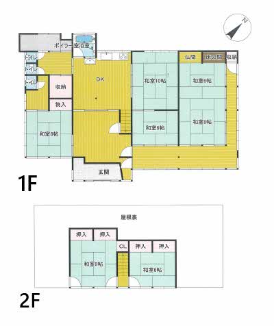 Floor plan for Empty home in Japan