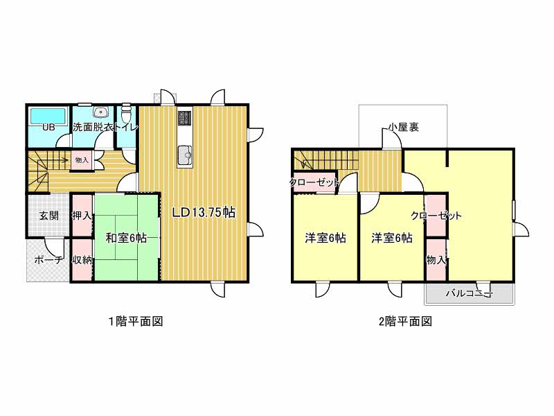 Floor plan for Empty home in Japan